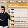 Colorful Unisex 100% Cotton Custom Crew Socks For Adults