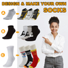 Fashion Unsex Custom Design Cotton Crew Socks For Men