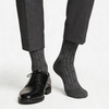 High Quality Custom Formal Sock Diamond Shaped Design Cotton Dress Socks For Men
