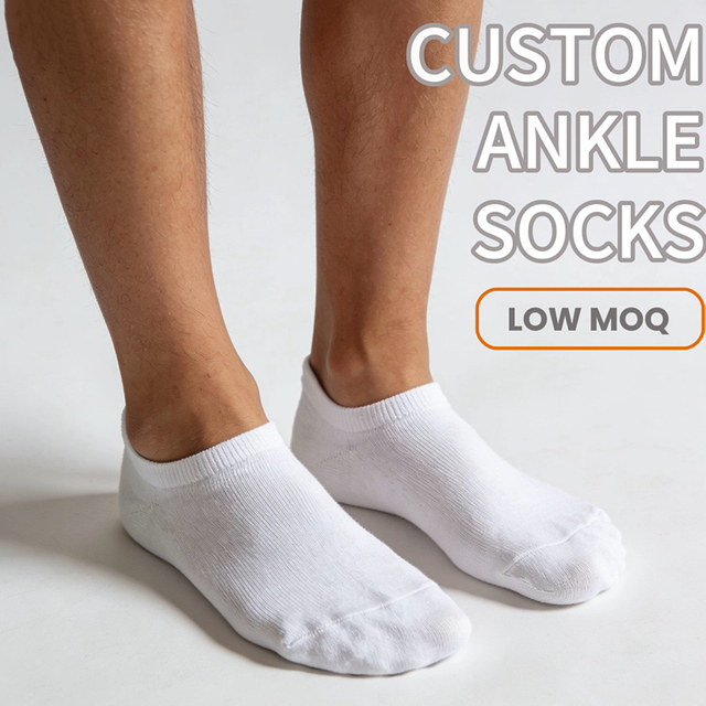 Breathable Invisible Unisex Custom Casual Boat Sock Cotton Ankle Socks