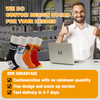Breathable Custom Design Short Sports Sock Cotton Running Ankle Socks