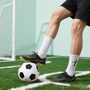 Brathable Custom Grip Sports Sock Anti Slip Footabll Socks For Men