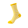 High Quality Unisex Custom Cartoon Design Crew Striped Socks For Men