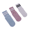 OEM Wholesale Custom Anti Slip Spots Crew Sock Women Cotton Pilates Socks 