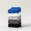 Breathable soft unisex casual crew socks cotton men dress sock 